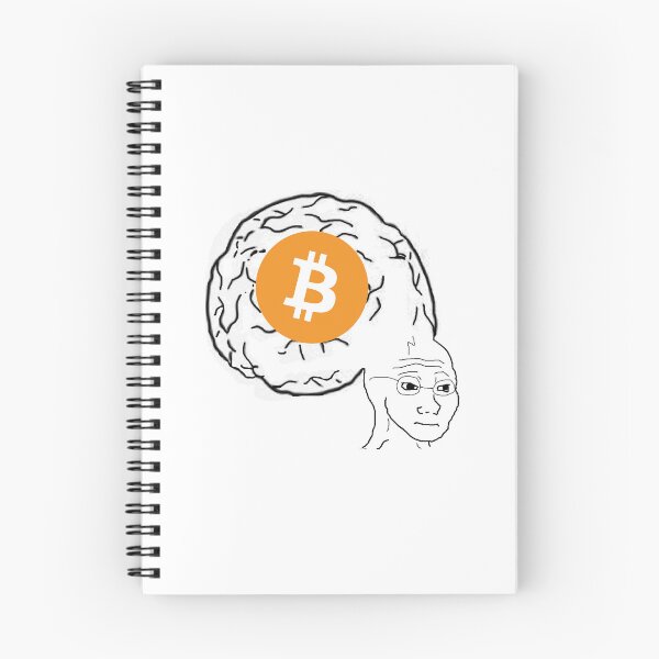 Item preview, Wojak Brain Bitcoin designed and sold by CyberRex.