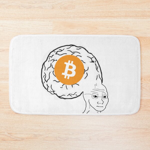 Item preview, Wojak Brain Bitcoin designed and sold by CyberRex.