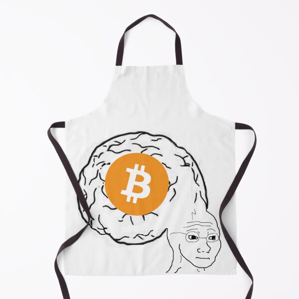 Artikelvorschau, Wojak Brain Bitcoin entworfen und verkauft von CyberRex.
