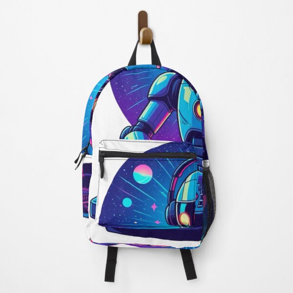 Item preview,  Cosmic Robot DJ Sticker designed and sold by GWCustom Ai Art.