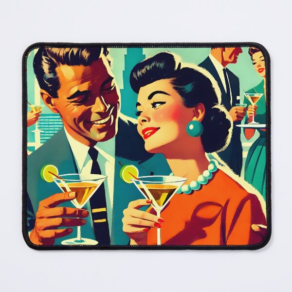 Item preview, Mid Century Modern Cocktail Party - Mi Amor designed and sold by Lee Hiller Designs.