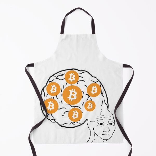 Artikelvorschau, Wojak Brain Bitcoin Meme entworfen und verkauft von CyberRex.