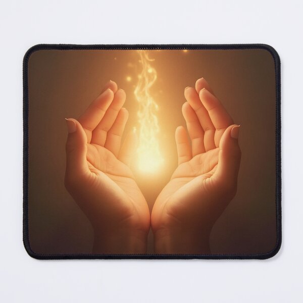 Item preview, Hands of Light, Divine Flame Energy designed and sold by TheGraphicaLab.