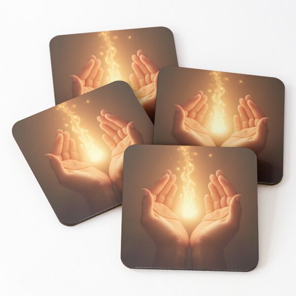 Item preview, Hands of Light, Divine Flame Energy designed and sold by TheGraphicaLab.
