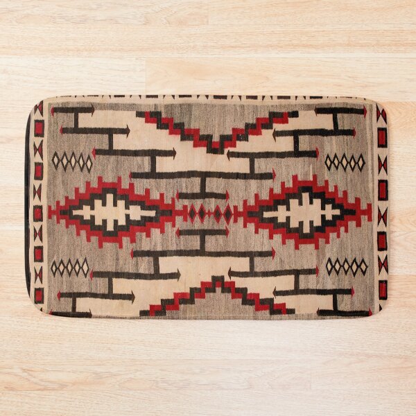 Item preview, NAVAJO DIAMOND PATTERN TAPESTRY FROM EARLY 1900s designed and sold by Big Bang Canvas.