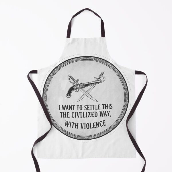 Item preview, Civilized Violence Pirate Style Humor designed and sold by Owcomm.