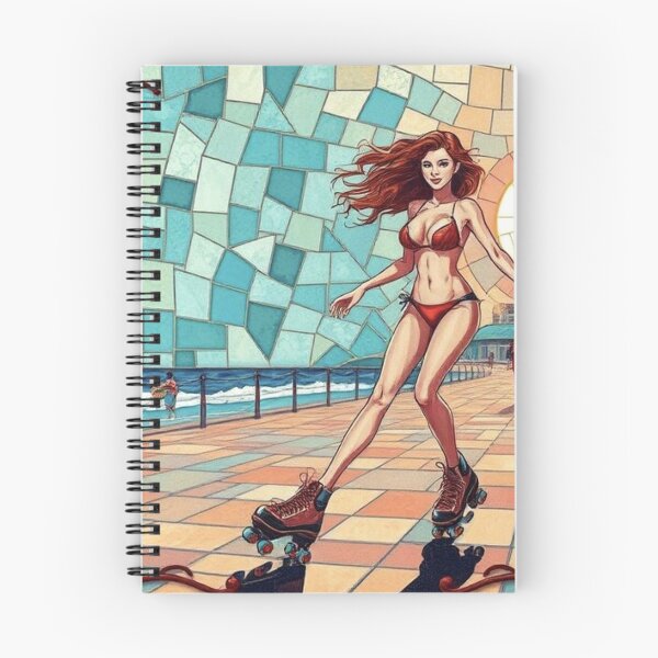 Item preview, Beachside Rollerblade Mosaic Art designed and sold by Pretty Art & Designs <3.