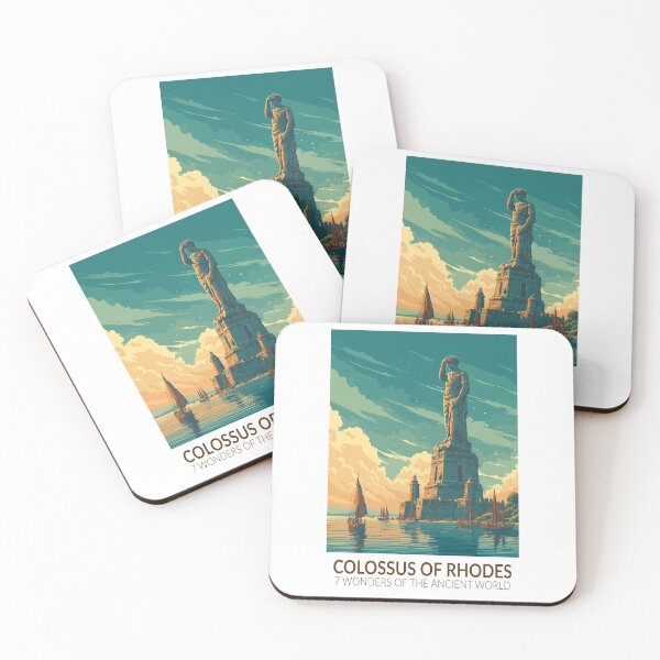 Item preview, Colossus of Rhodes Seven Wonders of the World Vintage designed and sold by KrisSidDesigns.