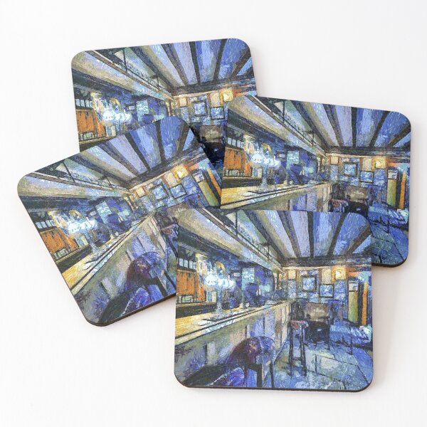 Item preview, English Country Pub Van Gogh   designed and sold by Londonimages.