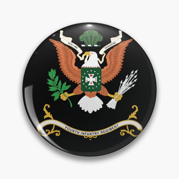 Item preview, Army - Regimental Colors - 4th Infantry Regiment  - NOLI ME TANGERE X 300 designed and sold by Military Insignia Products.