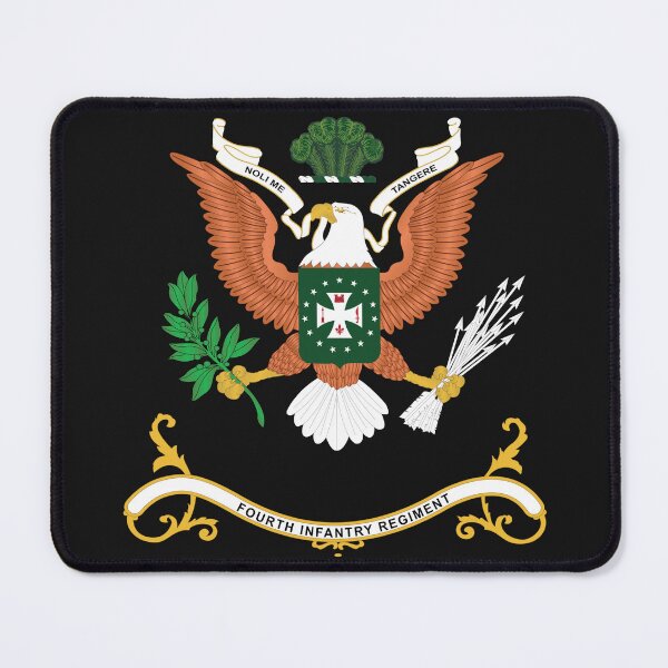 Item preview, Army - Regimental Colors - 4th Infantry Regiment - NOLI ME TANGERE X 300 designed and sold by Military Insignia Products.