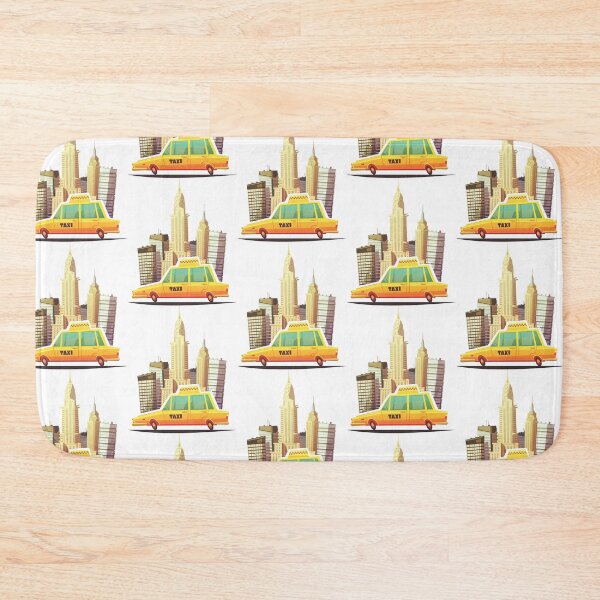 Item preview, New York City Yellow Taxi with Iconic Skyscrapers designed and sold by edimoraes.
