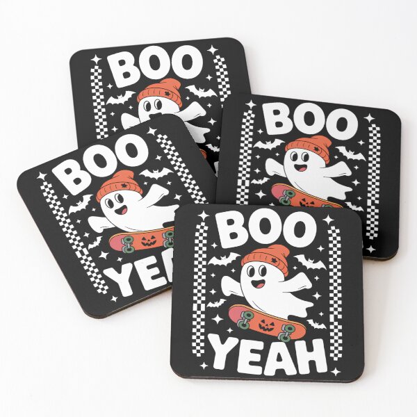 Item preview, Halloween Ghost Skateboard Cute designed and sold by LunaCrazeArt.