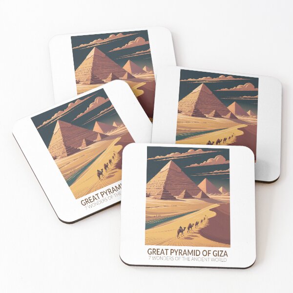 Item preview, Great Pyramid of Giza Seven Wonders of the World Vintage designed and sold by KrisSidDesigns.