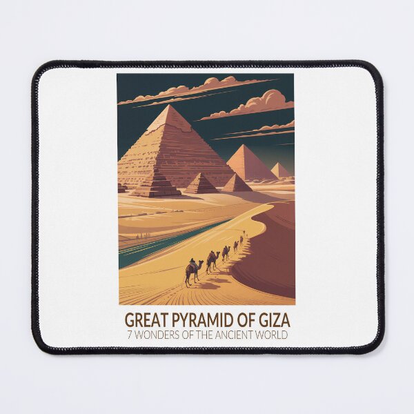 Item preview, Great Pyramid of Giza Seven Wonders of the World Vintage designed and sold by KrisSidDesigns.