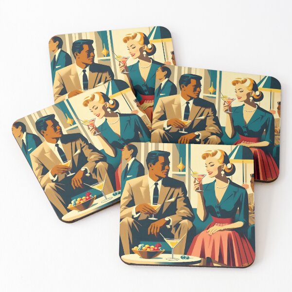 Item preview, Mid Century Modern Cocktail Party - Attraction designed and sold by Lee Hiller Designs.
