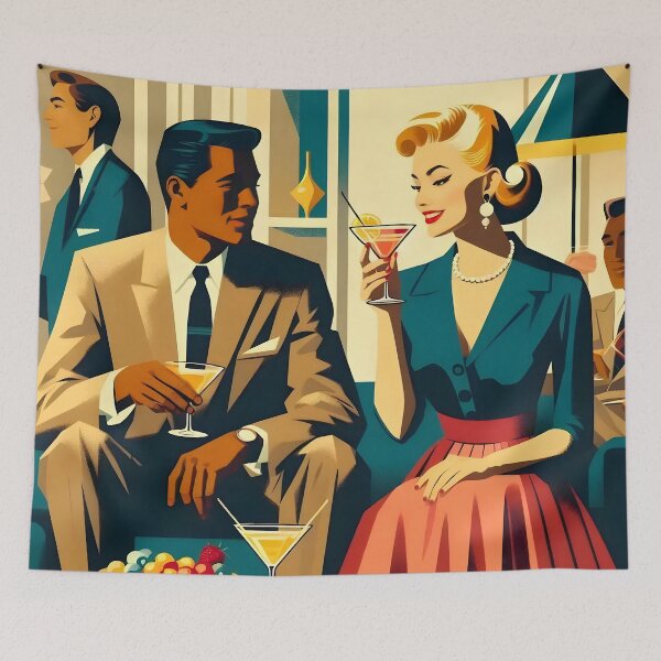 Item preview, Mid Century Modern Cocktail Party - Attraction designed and sold by Lee Hiller Designs.