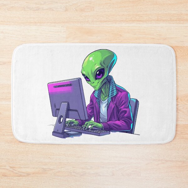 Item preview, Trendy green alien designed and sold by Artchara..