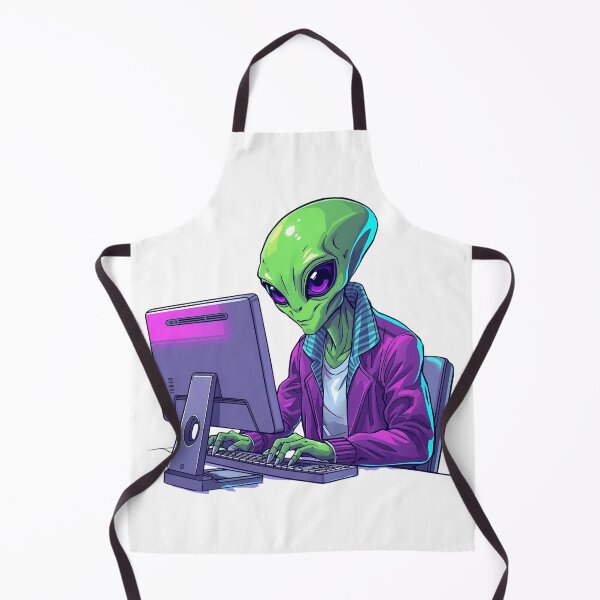 Item preview, Trendy green alien designed and sold by Artchara..