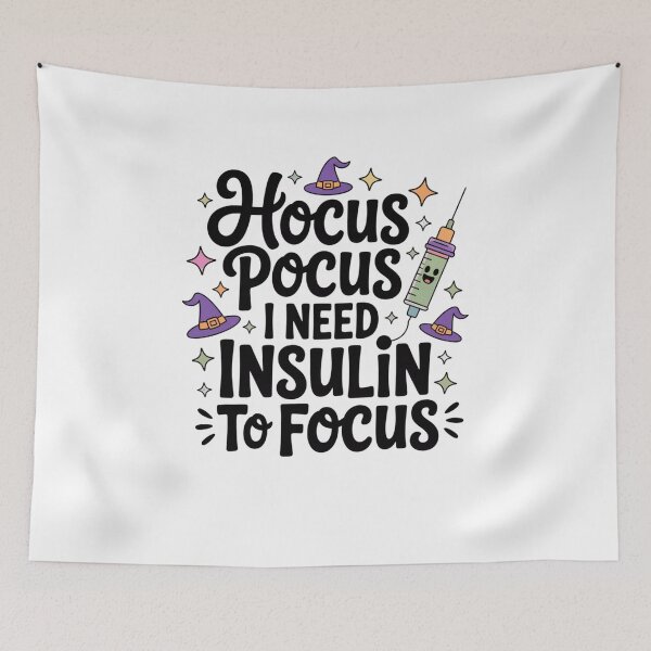 Item preview, Hocus Pocus I Need Insulin to Focus designed and sold by Mateusz Majcherek.