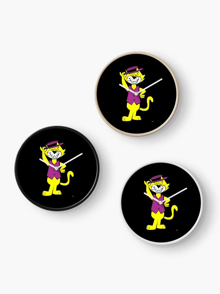 Thumbnail 3 of 4, Clock, Top Cat Cartoon designed and sold by RolandGarnier.