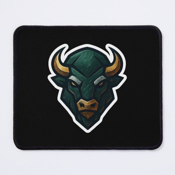 Item preview, Bison Spirit Emblem designed and sold by pixelpulsenyc.