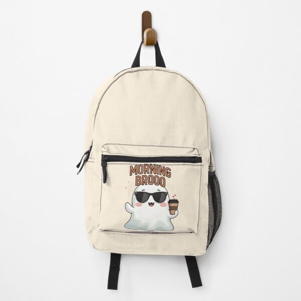 Item preview, Morning Brooo Design – Funny Ghost Coffee Halloween Art designed and sold by PriyaMagic.