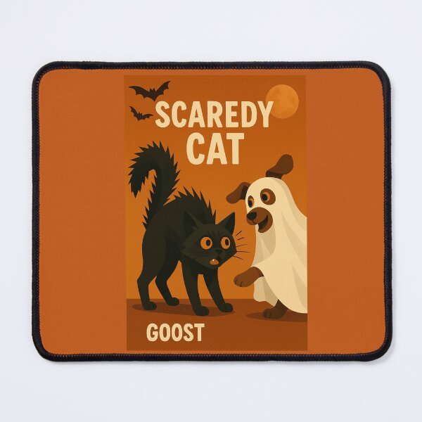 Item preview, Scaredy Cat: Ghost Dog Edition designed and sold by GeoWild Designs.