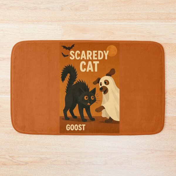 Item preview, Scaredy Cat: Ghost Dog Edition designed and sold by GeoWild Designs.