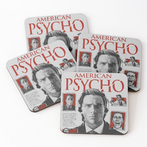 Item preview, American Psycho Retro Collage Art designed and sold by -DEEWOLF-.