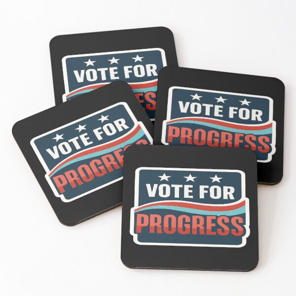 Item preview, Vote For Progress Political Statement Graphic designed and sold by Owcomm.