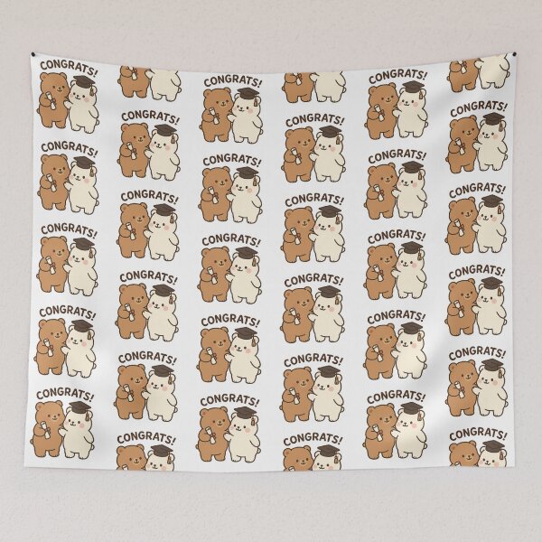 Item preview, Brown Bear Congrats on Graduation to White Bear designed and sold by YnMstudio25.