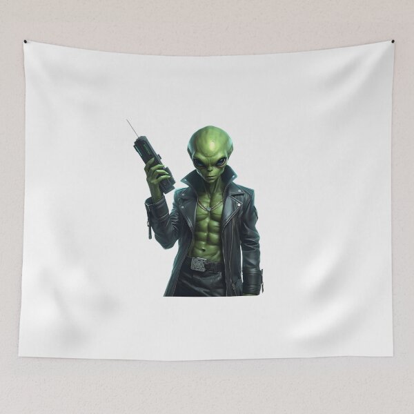 Item preview, green alien designed and sold by Artchara..