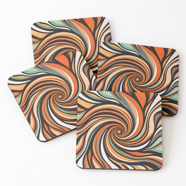 Item preview, Autumn Swirl – Mesmerizing Abstract in Warm Seasonal Hues designed and sold by EmeraldeaArt.