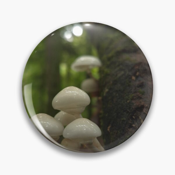 Item preview, Small porcelain mushrooms on the dead tree designed and sold by KittyLinka.