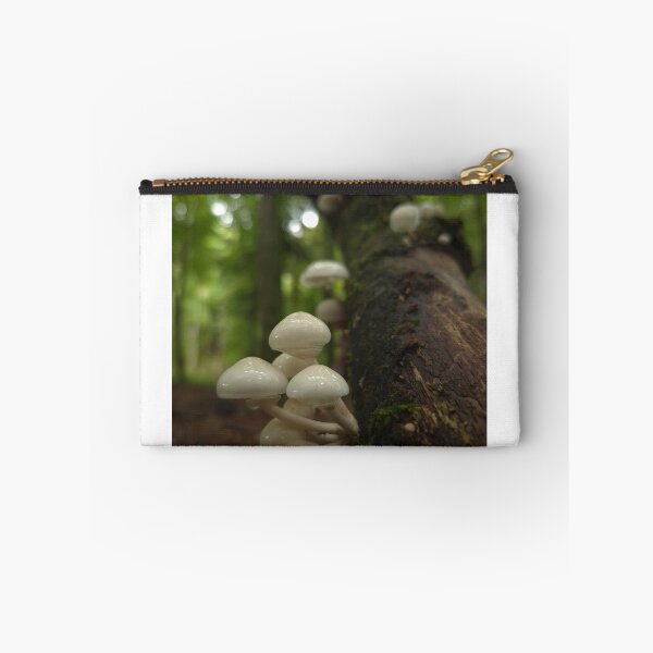 Item preview, Small porcelain mushrooms on the dead tree designed and sold by KittyLinka.