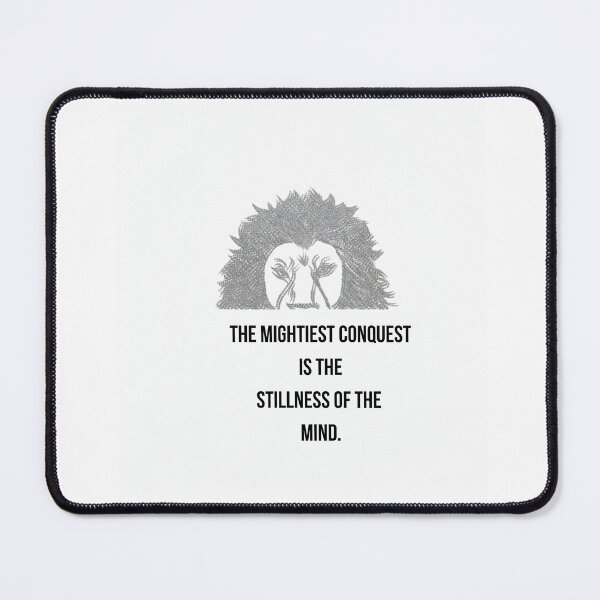 Item preview, Stoic Lion: Stillness of Mind | Quiet Strength and Inner Kingdom Quote Art designed and sold by DotsNSoul.