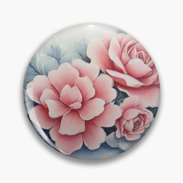 Artikelvorschau, Romantische Pastellrosen – Elegante Blumenillustration entworfen und verkauft von VivoStudio.