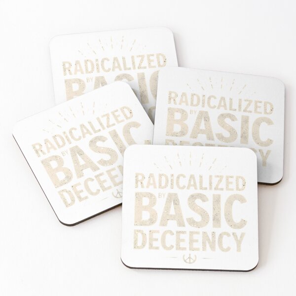Item preview, Radicalized by Basic Decency T-Shirt | Progressive Political Activism Tee, Funny Shirt, Valentine Shirt gift, Valentine Day Cut File designed and sold by GAIDREDA.