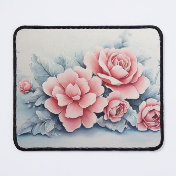 Item preview, Romantic Pastel Roses – Elegant Floral Illustration designed and sold by VivoStudio.
