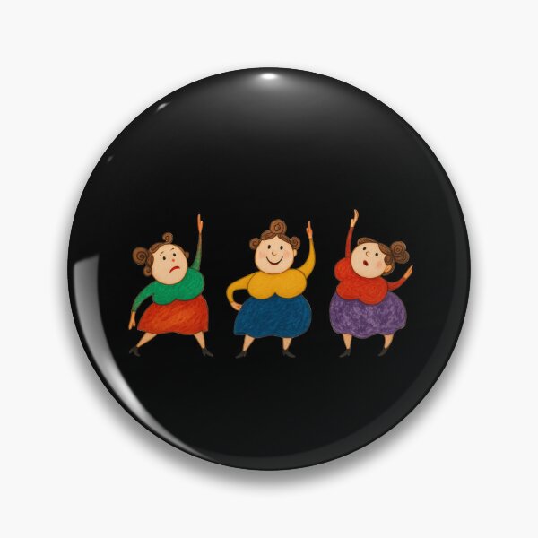 Item preview, Dancing trio designed and sold by MaPerle.
