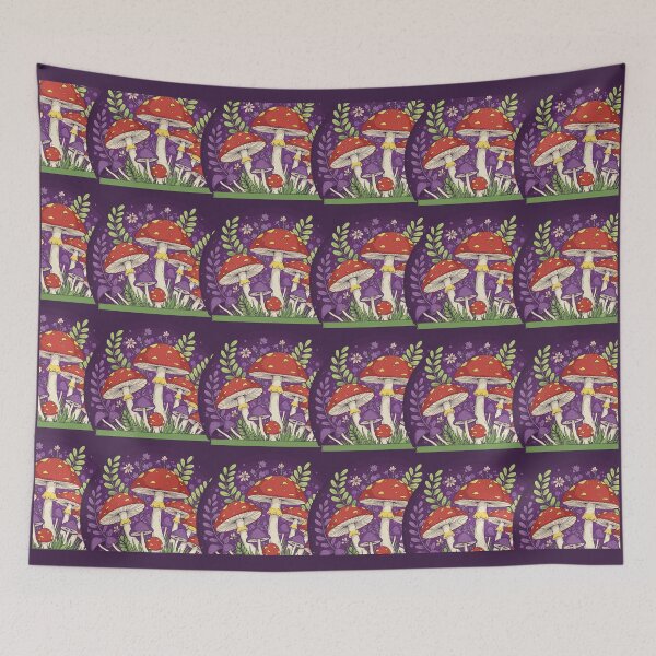 Item preview, Mushroom Pattern designed and sold by mybegoniatee.