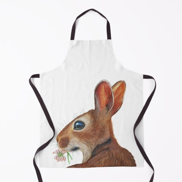 Item preview, Cute Bunny Rabbit Eating Clover - Happy Easter Bunny designed and sold by JulieSouster.