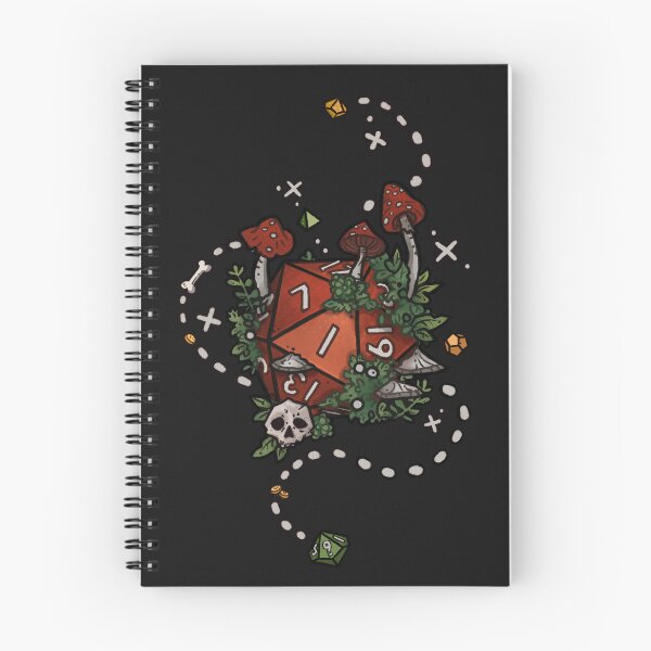 Item preview, D20 Dice and Mushrooms | Dungeons & Dragons  designed and sold by keyvei.