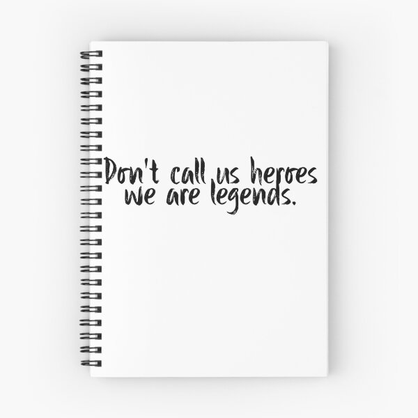 Item preview, Dont call us heroes designed and sold by october-lady.