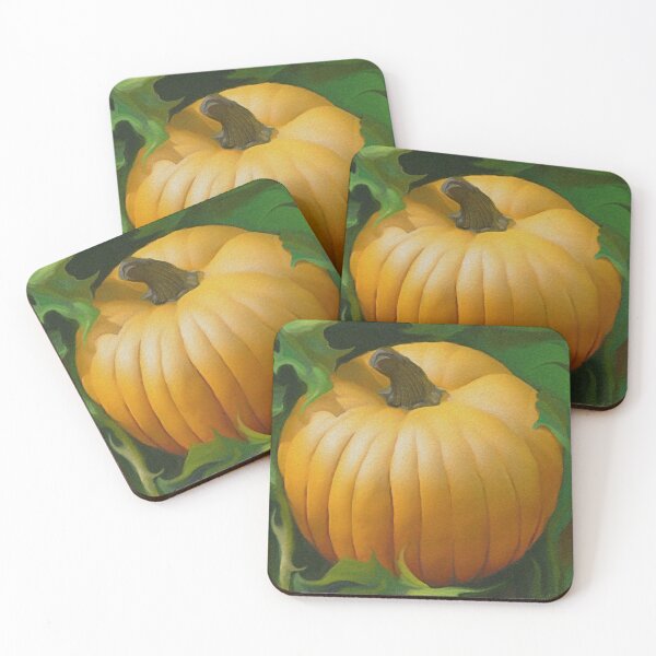 Item preview, Pumpkin – Autumn Harvest Painting | Seasonal Fall Wall Art | Contemporary Still Life designed and sold by Martin Geller.