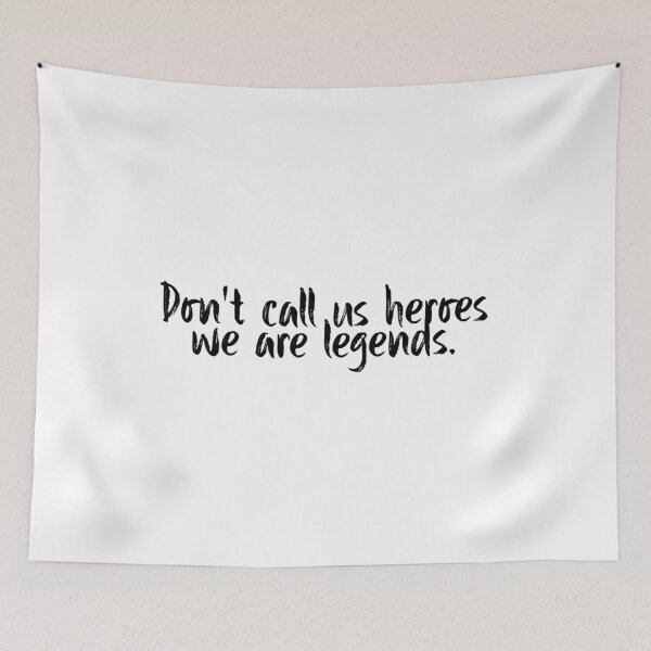 Item preview, Dont call us heroes designed and sold by october-lady.