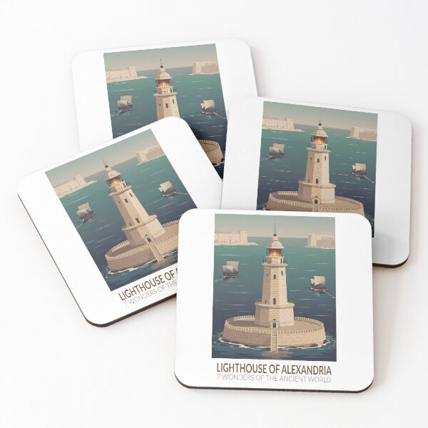 Item preview, Lighthouse of Alexandria Seven Wonders of the World Vintage designed and sold by KrisSidDesigns.