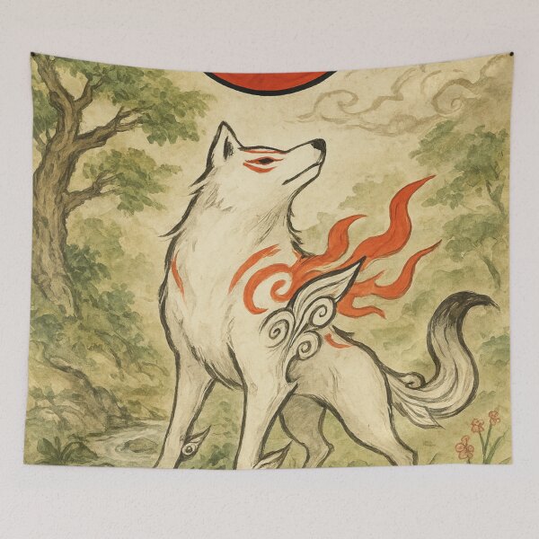Item preview, Floraterasu Okami designed and sold by FeelTheDrawing.