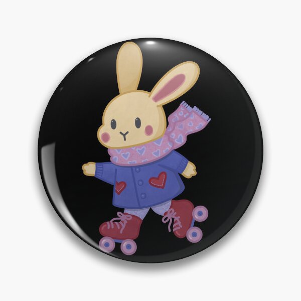 Item preview, Rollerskating Cozy Rabbit  designed and sold by Brianna Alderfer.